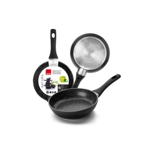 Tigaie IBILI Natura 14 cm Aluminiu Antiaderenta Stil Piatra Inductie