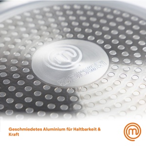 Tigaie MasterChef 28 cm, antiaderenta, aluminiu, neagra - Img 5