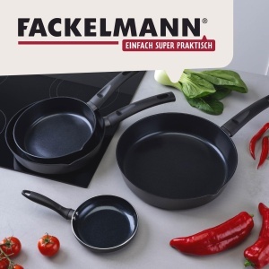 Tigaie mini FACKELMANN Highrise, 14 cm, aluminiu reciclat, antiaderenta - Img 8