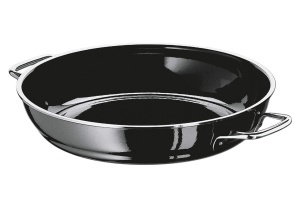 Tigaie pentru gatit lent Silit Professional 24 cm, 2.2L, ceramica Silargan, neagra
