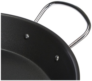 Tigaie pentru paella IBILI Gandia 32 cm otel negru fabricata in Spania - Img 3