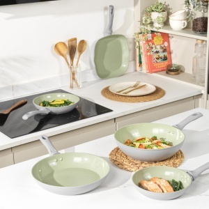 Tigaie Salter Earth Series 24cm Ceramica Antiaderenta Compatibila Inductie - Img 3