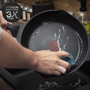 Tigaie Tefal Robusto E24906 28 cm Antiaderenta Indicator Thermo-Signal Compatibila Inductie - Img 6