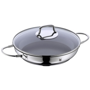Tigaie WMF Devil Servier-Schmorpfanne 26 cm cu capac din sticla antiaderenta pentru toate tipurile de plite