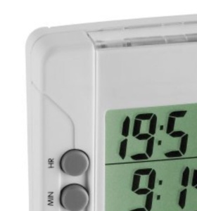 Timer digital TFA Dostmann 3-functii, alb, cu magnet, 19h 59min - Img 2