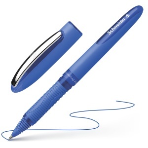 Tintenroller Schneider One Hybrid C, 3 mm, culoare albastra, 10 bucati - Img 3