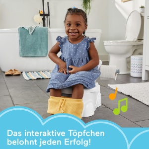Toaleta Interactiva Fisher-Price HJC38, pentru Topfchentraining, cu Muzica si Sunete - Img 2