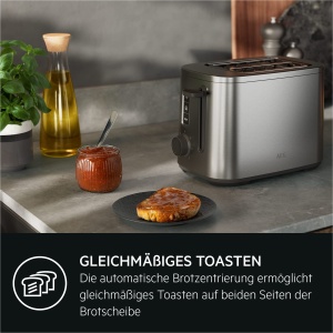Toaster AEG Deli 5, 7 setari de rumenire, carcasa rece, inox - Img 6
