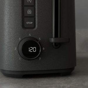 Toaster AEG Deli, 7 setari de rumenire, functie de dezghetare, culoare antracit - Img 4
