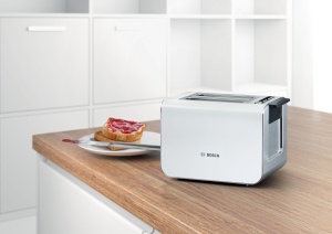 Toaster Bosch Styline TAT8611N, 800W, Functie Lift, InoxAlb - Img 2