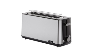 Toaster Braun PurShine HT 1610 BK, 1030W, 8 trepte rumenire, functie dezghetare, Negru