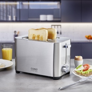 Toaster CASO Classico T2 Duo Inox 2 felii Functie de dezghetare - Img 8