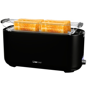 Toaster Clatronic TA 3802 Negru 4 Felii Functie Decongelare