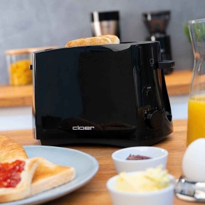 Toaster Cloer 3310, 825 W, pentru 2 felii, negru - Img 5