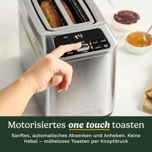 Toaster Cuisinart Smart Elite cu 2 fante, inox, functii Bagel si decongelare - Img 2