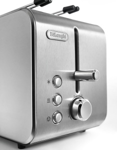 Toaster DeLonghi CTX2203.S, 2 felii, 550W, argintiu - Img 3