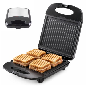 Toaster electric Beper P101TOS040 pentru 4 felii, 1400 W, placi antiaderente