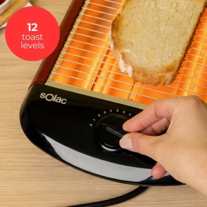Toaster Horizontal Solac 900 W, 12 Braunungsstufen, Suprafata 24,5 x 18,5 cm - Img 3
