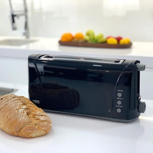 Toaster multifunctional HAEGER Dark Sun 1000W, 6 pozitii, negru - Img 2