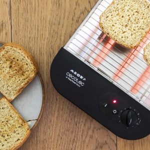 Toaster orizontal Cecotec Turbo EasyToast Basic 900W 3 rezistente din cuart 6 trepte de putere - Img 3
