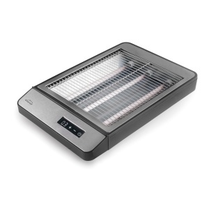 Toaster orizontal digital Lacor 69415, 1000W, 6 trepte, inox