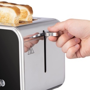 Toaster Russell Hobbs Distinctions, 1600W, inox negru, 2 felii - Img 2