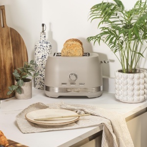 Toaster Salter Rise, 800W, 7 trepte de rumenire, taupe, cu functii de dezghetare si incalzire - Img 2