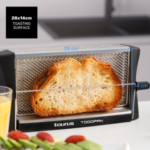 Toaster Taurus 960632 700W Inox Compatibil cu Toate Tipurile de Paine - Img 3