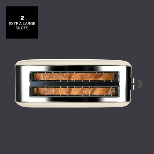 Toaster Taurus Vintage Creme, 1500W, 2 fante lungi, 7 niveluri de rumenire - Img 5