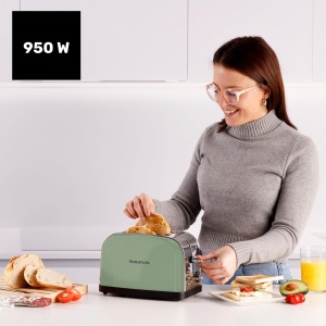 Toaster Taurus Vintage II, 950W, 2 fante, Verde masliniu - Img 2
