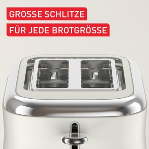 Toaster Tefal TT720AE0, Retro, 8 Braunungsstufen, 4 Functii, Alb - Img 7