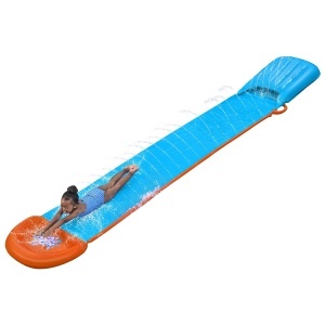 Tobogan de apa Bestway H2OGO Tsunami Splash Ramp 488 cm cu sprinklere integrate