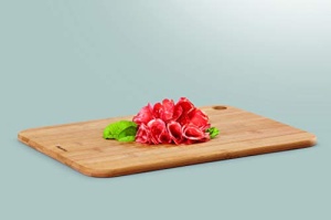 Tocator Metaltex Bambus 35x25x1 cm cu orificiu pentru prindere utilizare dubla - Img 3