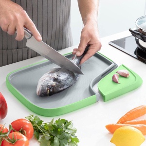 Tocator multifunctional InnovaGoods Reblok reversibil gri BPA-free - Img 2