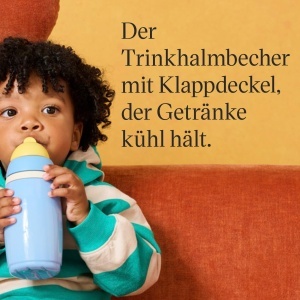 Tommee Tippee Set 2 Activ Becher 266 ml Roz si Mov Anti-scurgere Cu Pai Silicon - Img 6