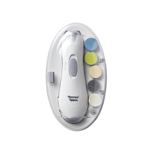 Tommee Tippee Trimmer Electric pentru Unghii Bebelusi si Adulti cu LED si 6 Capete de Pilire