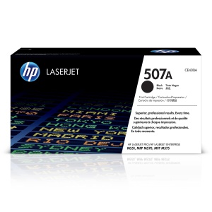 Toner original HP 507A (CE400A) negru pentru HP Laserjet Enterprise M551, Color M575, Pro 570, 5.500 pagini