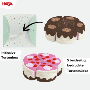 Torta de jucarie HABA Creative Play cu accesoriu, 5 lumanari, pentru copii de la 3 ani - Img 3