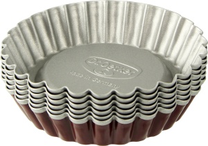 Torteletts Dr. Oetker, set de 6 forme, 10 cm, culoare grirosu, antiaderente - Img 4