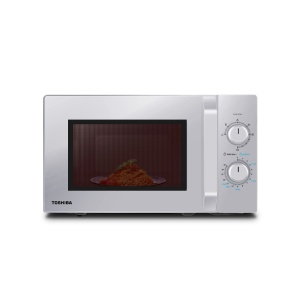 Toshiba MW2-MG20PF(SL) Cuptor cu microunde cu functie de gratar crocant si gatit combinat, 5 niveluri de putere, putere gratar de 1000 W, argintiu