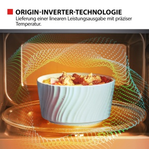 Toshiba MW3-AG25PFI(MG) Cuptoare cu microunde cu gratar 25L Cuptor cu microunde 3 in 1 cu invertor de origine 900W Chef Defrost Microwave Grill Combi 10 Niveluri de putere 7 Programe automate Curatare usoara Gri - Img 5