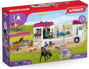 Transportor de cai Schleich Horse Club 42619, 227 piese, cu piscina - Img 12
