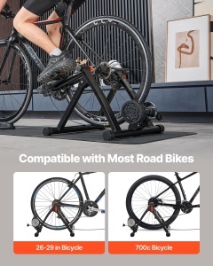 Trena pentru bicicleta VEVOR HS-QX-009AK, 6 niveluri de rezistenta, negru - Img 4