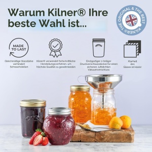 Trichter din inox KILNER cu diametru 13 cm, ideal pentru umplerea sticlelor - Img 4