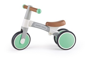Tricicleta Hape Balance ajustabila aluminiu usor gri-menta pentru copii 12 luni - Img 6