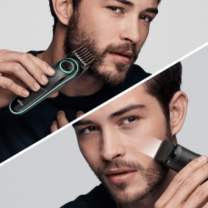 Trimmer barba Braun BT3341 NegruVerde 39 setari lungime lame durabile - Img 2