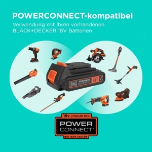 Trimmer de gazon BLACKDECKER STC1840EPC-QW, cu acumulator 18V, 30 cm, usor - Img 8