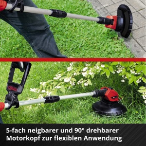 Trimmer de gazon Einhell GE-CT 18 Li Kit 18V Flowerguard Telesopic - Img 6