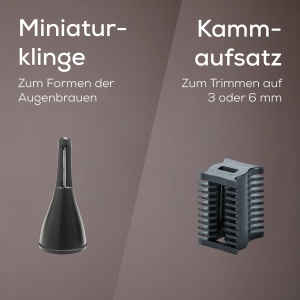 Trimmer de Precizie Beurer MN2X, 3 in 1, Accesorii din Otel Inoxidabil, Waterproof - Img 4