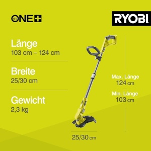 Trimmer electric RYOBI OLT1832, 18V, 25-30 cm, 3 unghiuri de taiere - Img 8